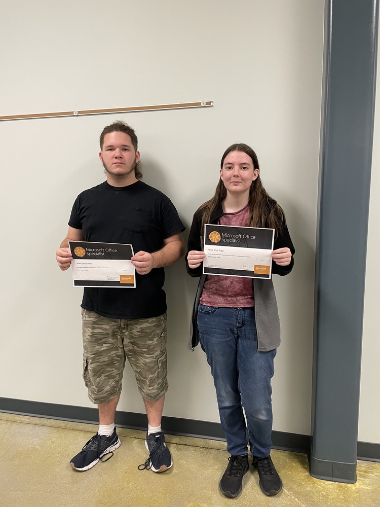MOS Microsoft Word Certification Recipients