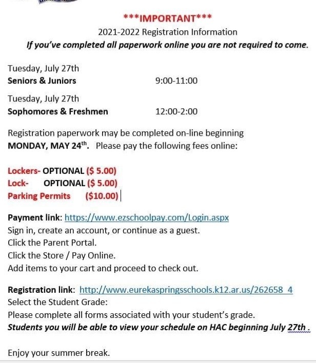 registration information 