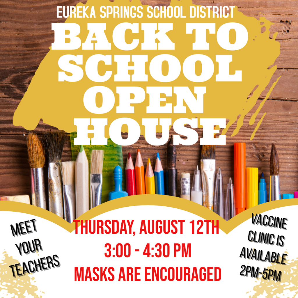 Back to school flyer- paintbrushes and information