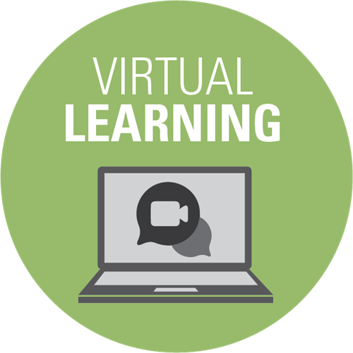 image on virtual learning and computer