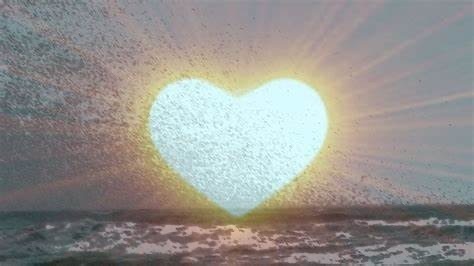 heart over water
