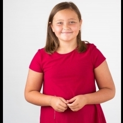 girl smiling